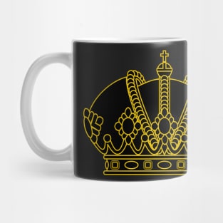 imperial crown (black) Mug